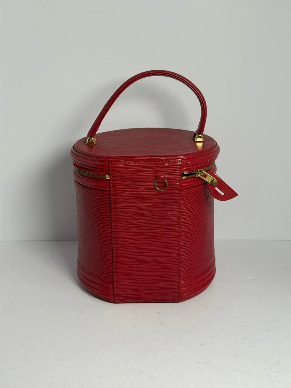 Louis Vuitton Red Epi Leather Cannes Vanity Bag